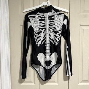 Skeleton body suit
